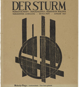 L&aacute;szl&oacute; Moholy-Nagy. Untitled (Composition) (ohne Titel (Komposition)) from the periodical Der Sturm, vol. 13, no. 1 (Jan 1923). 1923
