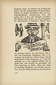 Ernst Ludwig Kirchner. The Peace Apostle: Werner G&uuml;tikofer (Der Friedensapostel: Werner G&uuml;tikofer) (in-text plate, page 336) from Neben der Heerstrasse (Off the Main Road). 1923