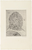 Lasar Segall. Coffee Tree and Head (Cabe&ccedil;a e cafezal). (1930)