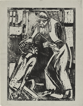Christian Rohlfs. Return of the Prodigal Son (R&uuml;ckkehr des verlorenen Sohnes). (1916)