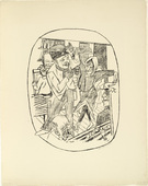 Max Beckmann. Tavern (Kaschemme) from Trip to Berlin 1922 (Berliner Reise 1922). 1922