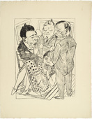Max Beckmann. The Disillusioned II (Die Entt&auml;uschten II) from the portfolio Trip to Berlin 1922 (Berliner Reise 1922). 1922