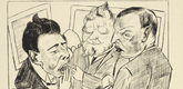 Max Beckmann. The Disillusioned II (Die Entt&auml;uschten II) from the portfolio Trip to Berlin 1922 (Berliner Reise 1922). 1922
