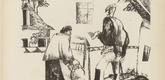Jean-Emile Laboureur. Rural Couple (L&auml;ndliches Paar) (plate, after p. 462) from Jahrbuch der jungen Kunst, vol. 5 (1924). 1924