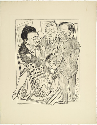 Max Beckmann. The Disillusioned II (Die Entt&auml;uschten II) from the portfolio Trip to Berlin 1922 (Berliner Reise 1922). 1922