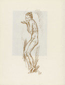 Georg Gelbke. Dancing Nude (Tanzender Akt) (plate, preceding p. 41) from K&uuml;nstler abseits vom Wege. 10 Jahre deutscher Kunst in der Provinz. 1918