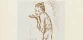 Georg Gelbke. Dancing Nude (Tanzender Akt) (plate, preceding p. 41) from K&uuml;nstler abseits vom Wege. 10 Jahre deutscher Kunst in der Provinz. 1918