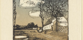 Emil Orlik. Bohemian Village (B&ouml;hmisches Dorf) from Small Woodcuts (Kleine Holzschnitte). 1920 (prints executed 1896-1899)