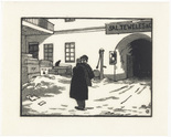Emil Orlik. Old-Clothes Merchant (Altkleider-H&auml;ndler) from Small Woodcuts (Kleine Holzschnitte). 1920 (prints executed 1896-1899)