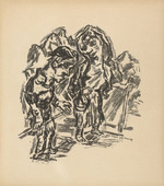Ren&eacute; Beeh. The Fool of Manegg (Der Narr auf Manegg) (plate 10) from Gottfried Keller-Bilderbuch. Zum Hundertsten Geburtstag Gottfried Kellers. 1914