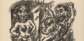 Ren&eacute; Beeh. The Wicked-Holy Vitalis (Der schlimm-heilige Vitalis) (plate 2) from Gottfried Keller-Bilderbuch. Zum Hundertsten Geburtstag Gottfried Kellers. 1914