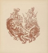 Ren&eacute; Beeh. Little Meret (Das Meretlein) (plate 6) from Gottfried Keller-Bilderbuch. Zum Hundertsten Geburtstag Gottfried Kellers. 1914