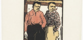Emil Orlik. Dutch Boys (Holl&auml;ndische Buben) from Small Woodcuts (Kleine Holzschnitte). 1920 (prints executed 1896-1899)