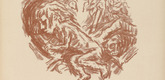 Ren&eacute; Beeh. Little Meret (Das Meretlein) (plate 6) from Gottfried Keller-Bilderbuch. Zum Hundertsten Geburtstag Gottfried Kellers. 1914