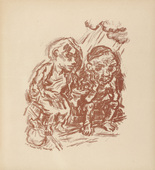 Ren&eacute; Beeh. The Fool of Manegg (Der Narr auf Manegg) (plate 9) from Gottfried Keller-Bilderbuch. Zum Hundertsten Geburtstag Gottfried Kellers. 1914