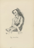 Rudolf Grossmann. The Critic (Der Kritiker) (plate, after p. 152) from Ganymed. Bl&auml;tter der Mar&eacute;es-Gesellschaft, vol. 1. 1919