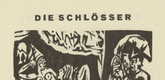 Ernst Ludwig Kirchner. The Castles (Die Schl&ouml;sser) (headpiece, page 21) from Umbra vitae (Shadow of Life). 1924