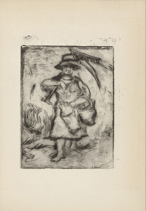 Otto Schubert. Summer (Sommer) (plate, after p. 212) from Ganymed. Bl&auml;tter der Mar&eacute;es-Gesellschaft, vol. 2. 1920