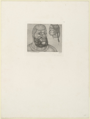 Paul Klee. Perseus (Wit Has Triumphed over Grief) (Perseus [Der Witz hat &uuml;ber das Leid gesiegt]) from the series Inventions (Inventionen). 1904