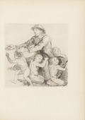 Adolf Ferdinand Schinnerer. The Children's Shepherd (Der Kinderhirte) (plate, preceding p. 73) from Ganymed. Bl&auml;tter der Mar&eacute;es-Gesellschaft, vol. 3. 1921
