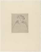 Hans Purrmann. Portrait of Mrs. Hardt von H&ouml;sslin (Bildnis Frau Hardt von H&ouml;sslin). (1915)