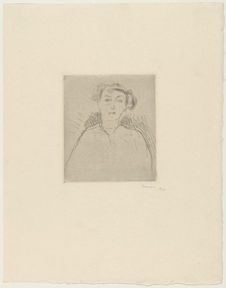 Hans Purrmann. Portrait of Mrs. Hardt von H&ouml;sslin (Bildnis Frau Hardt von H&ouml;sslin). (1915)