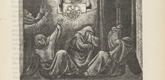 Franz E. Hecht. From the Legend of St. Francis (After Taddeo Gaddi) (Aus der Legende des hl. Franz [Nach Taddeo Gaddi]) (plate, after p. 70) from Ganymed. Bl&auml;tter der Mar&eacute;es-Gesellschaft, vol. 4. 1922