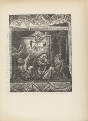 Franz E. Hecht. From the Legend of St. Francis (After Taddeo Gaddi) (Aus der Legende des hl. Franz [Nach Taddeo Gaddi]) (plate, after p. 70) from Ganymed. Bl&auml;tter der Mar&eacute;es-Gesellschaft, vol. 4. 1922