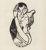 Max Beckmann. Dancers (Tanzende) (plate, after p. 128) from Ganymed. Bl&auml;tter der Mar&eacute;es-Gesellschaft, vol. 4. 1922