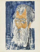 Ernst Ludwig Kirchner. Father M&uuml;ller (Vater M&uuml;ller). (1918)