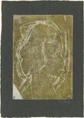 Christian Rohlfs. Profile of a Young Girl (M&auml;dchenkopf, Profil). (c. 1911)