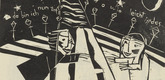 Siegfried Schott. Death (Der Tod) from the periodical K&uuml;ndung, vol. 1, no. 7, 8 (July, August 1921). 1921