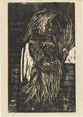 Ernst Ludwig Kirchner. Father M&uuml;ller (Vater M&uuml;ller). (1918)