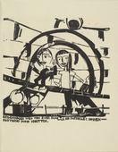 Siegfried Schott. The Rainbow (Der Regenbogen) from the periodical K&uuml;ndung, vol. 1, no. 7, 8 (July, August 1921). 1921