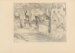 Rudolf Grossmann. Annual Fair (Jahrmarkt) (plate, after p. 184) from Ganymed. Bl&auml;tter der Mar&eacute;es-Gesellschaft, vol. 5. 1925 (print executed 1923)
