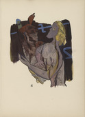 Oskar Kokoschka. Plate (folio 6) from M&ouml;rder, Hoffnung der Frauen (Murderer, Hope of Women). (1916)