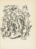 Karl Caspar. John at Patmos (Johannes auf Patmos) (plate, after p. 160) from the periodical Genius. Zeitschrift f&uuml;r werdende und alte Kunst, vol. 1, no. 1. 1919 (print executed 1918)