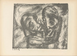 Georg Ehrlich. Consolation (Tr&ouml;stung) (plate, preceding p. 129) from the periodical Genius. Zeitschrift f&uuml;r werdende und alte Kunst, vol. 2, no. 1. 1920
