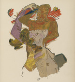 Oskar Kokoschka. Plate (folio 10) from M&ouml;rder, Hoffnung der Frauen (Murderer, Hope of Women). (1916)