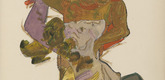 Oskar Kokoschka. Plate (folio 10) from M&ouml;rder, Hoffnung der Frauen (Murderer, Hope of Women). (1916)