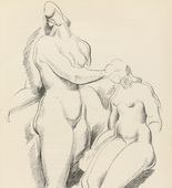 Aleksandr Archipenko. Figurative Composition (Fig&uuml;rliche Komposition) (plate, after p. 130) from the periodical Genius. Zeitschrift f&uuml;r werdende und alte Kunst, vol. 3, no. 1. 1921 (print executed 1920)