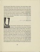 Karl Schmidt-Rottluff. Ornamental initial 'U'  from the periodical K&uuml;ndung, vol. 1, no. 4, 5, 6 (April, May, June 1921). 1921 (executed 1920)