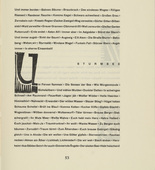 Karl Schmidt-Rottluff. Ornamental initial 'U' from the periodical Kündung, vol. 1, no. 4, 5, 6 (April, May, June 1921). 1921 (executed 1920)