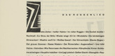Karl Schmidt-Rottluff. Ornamental initial 'Z' from the periodical K&uuml;ndung, vol. 1, no. 4, 5, 6 (April, May, June 1921). 1921 (executed 1920)