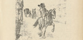 Max Liebermann. Illustration (The Marshall)  (headpiece, page 463) for Bassompierre from the periodical Kunst und K&uuml;nstler, vol. 15, no. 10 (July 1917). 1917 (print executed 1915)