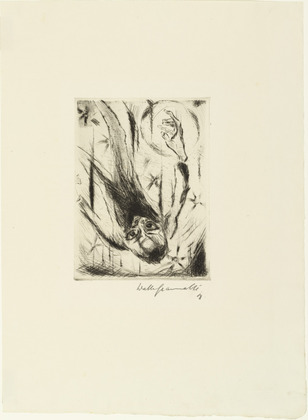 Walter Gramatt&eacute;. Plunge Into Infinity: Plate IV for Der Rebell (Der Sturz in die Unendlichkeit: Blatt IV zur Der Rebell) from the periodical Marsyas , no. 5 (Sum 1918). 1918
