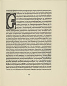 Karl Schmidt-Rottluff. Ornamental initial 'G' from the periodical K&uuml;ndung, vol. 1, no. 4, 5, 6 (April, May, June 1921). 1921 (executed 1920)