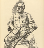 Max Liebermann. Cuirassier Colonel (K&uuml;rassier-Oberst) (plate, p. 97) from the periodical Kriegszeit. K&uuml;nstlerflugbl&auml;tter, vol. 1, no. 24 (27 Jan 1915). 1915