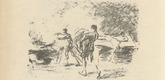 Max Liebermann. Illustration (The Plague Corpses) (tailpiece, page 466) for Bassompierre from the periodical Kunst und K&uuml;nstler, vol. 15, no. 10 (July 1917). 1917 (print executed 1915)