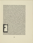 Karl Schmidt-Rottluff. Ornamental initial 'E' from the periodical K&uuml;ndung, vol. 1, no. 4, 5, 6 (April, May, June 1921). 1921 (executed 1920)